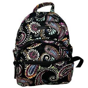 Vera Bradley S Lighten Up Backpack in Bandana Swirl Pattern